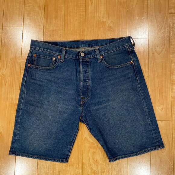 Levis 501 Denim Shorts - Picture 1 of 5